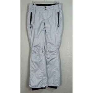 Pulse Women's Insulated Ski Pants Size Small Gray/White Chevron Snowboarding